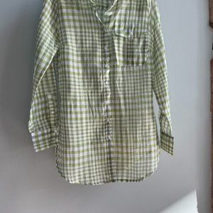 NY&CO shirt, silk/cotton size S